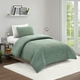 thumbnail image 3 of Better Homes & Gardens Paisley Matelasse 2-Piece Comforter Set, Sage,T/TXL, All Ages, 3 of 6