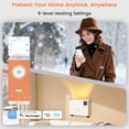 thumbnail image 3 of Calefactor de pared Encyclpo 1500 W con control remoto inalámbrico y Alexa, 3 of 7