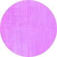 thumbnail image 1 of Ahgly Company Indoor Round Oriental Purple Industrial Area Rugs, 7' Round, 1 of 4