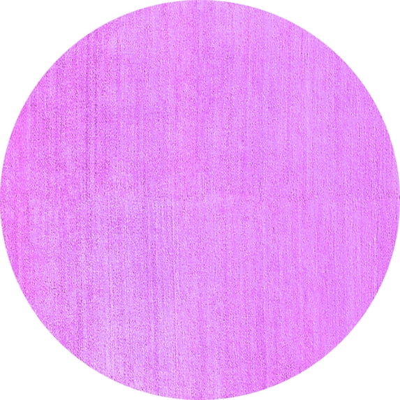 Ahgly Company Indoor Round Oriental Purple Industrial Area Rugs, 7' Round