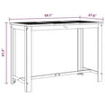 thumbnail image 5 of vidaXL Solid Acacia Wood Dining Room Bar Table, 5 of 5