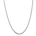 thumbnail image 4 of Sterling Silver 2.5mm Diamond Cut Box Chain Necklace Size 22, 4 of 4