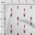thumbnail image 1 of oneOone Organic Cotton Poplin Twill Fabric Arrow Ikat Print Fabric By Yard 42 Inch Wide, 1 of 1