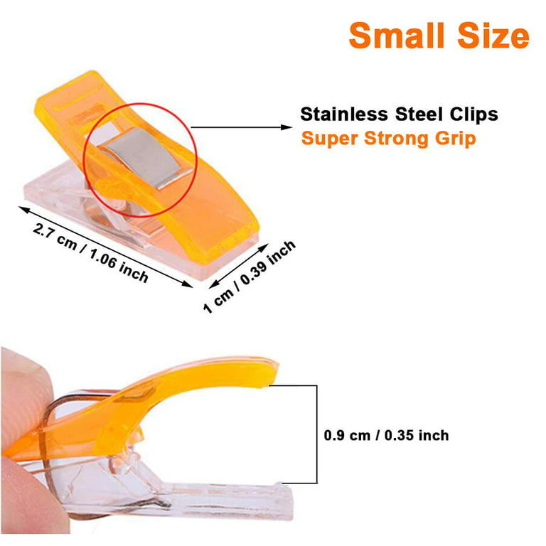 100PCS Mini Plastic Sewing Clips Holder Tools for DIY Fabric Clip