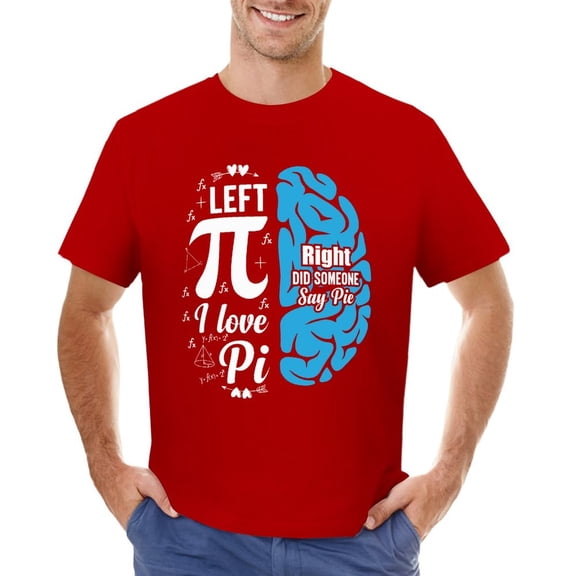 Left Right Ilove-01 Mens T-shirts Geekey Funny Novelty Tees