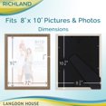 thumbnail image 3 of Langdon House 8x10 Fawn Brown Tabletop Picture Frames, Modern Contemporary Style, 6 Pack, Richland Collection (US Company), 3 of 7