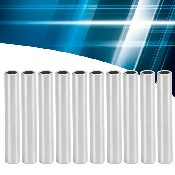 Akozon Aluminium Tubing,10Pcs Aluminium Tube Seamless Pipe Straight Tubing 8x6mm 2in Length Replacement 6100‑0608‑0050,Seamless Aluminium Tubing