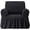 Black, variant on Armchair Covers 1 Piece Easy Fitted Sofa Couch Cover Universal High Stretchable Durable Furniture Protector with Skirt Country Style