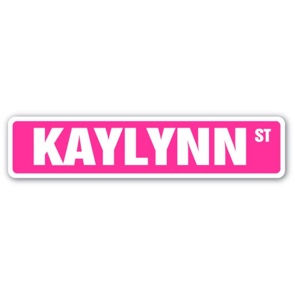 Kaylynn Street [3 Pack] of Vinyl Decal Stickers |for Laptop Car
