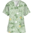 thumbnail image 1 of Uniforme d'Infirmière pour Femmes à Manches Courtes Hello Kitty Uniforme de Travail Blouse à Poche Hauts de Sarrau Uniformes Médicaux d'Infirmière Accessoires, 1 of 7