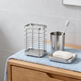 thumbnail image 6 of Kitchen Utensil Drying Rack, Stainless Steel Chopsticks Spoon Fork Knife Drainer Basket Flatware Storage Drainer, Dish Drainer for Kitchen Counter, 6 of 6