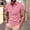 (Type 1)Pink, variant on Otvok Men's Shirt Casual Fashion Solid Color Lapel T-shirt Short Sleeved Round Neck Tops