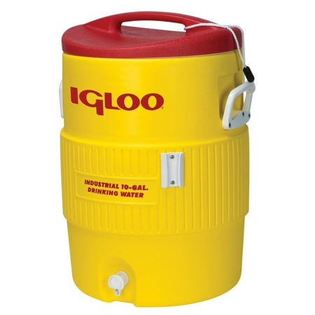 UPC 034223041014 product image for Igloo 400 Series Coolers - 10 gal yellow/redplastic ind | upcitemdb.com