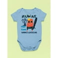 thumbnail image 3 of Cool Monster, Surf Time Bodysuit Infant -Image by Shutterstock,  6 Months, 3 of 4