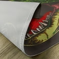 thumbnail image 5 of Ambesonne Dinosaur Place Mats Set of 4, Aggressive Wild T-Rex, Standard Size, Dark Brown Fern Green, 5 of 6