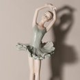 thumbnail image 3 of veasfak 3.9x9.3 '' Résine Moderne Ballerine Statue Ballet Danseur Bureau Ornement de Collection B, 3 of 4