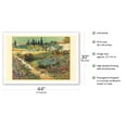 thumbnail image 2 of Garden at Arles, France - From an Original Color Painting by Vincent Van Gogh c.1888 - Fine Art Matte Paper Print (Unframed) 30x44in, 2 of 4