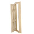 thumbnail image 3 of 1:12 Dollhouse Miniature 6 Door , Unpainted Wooden Furniture Miniatures Model, Supplies, 3 of 8
