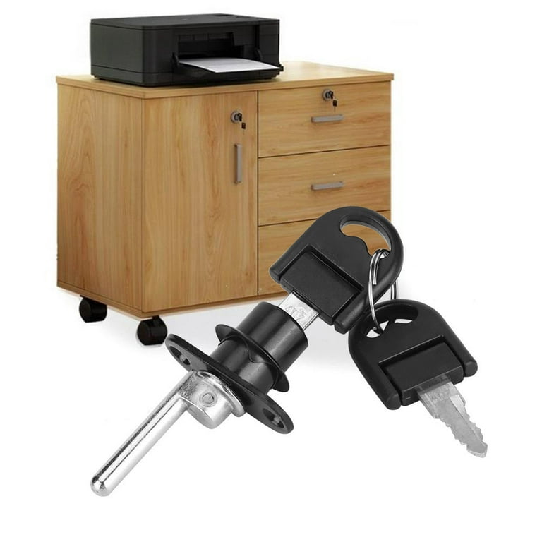 Ldyso Keys Lock,Furniture Wooden Cabinet Door Drawer Office File Cabinet  Key Lock 2pcs