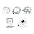 thumbnail image 2 of Bira Craft 5/8 inch Train Shape Lever Action Craft Punch for Paper Crafting Scrapbooking, 2 of 3