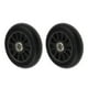 thumbnail image 1 of 1 par de ruedas de PU de 100 mm para patines de velocidad, carrito para kit de patinaje al aire libre Negro, 1 of 9