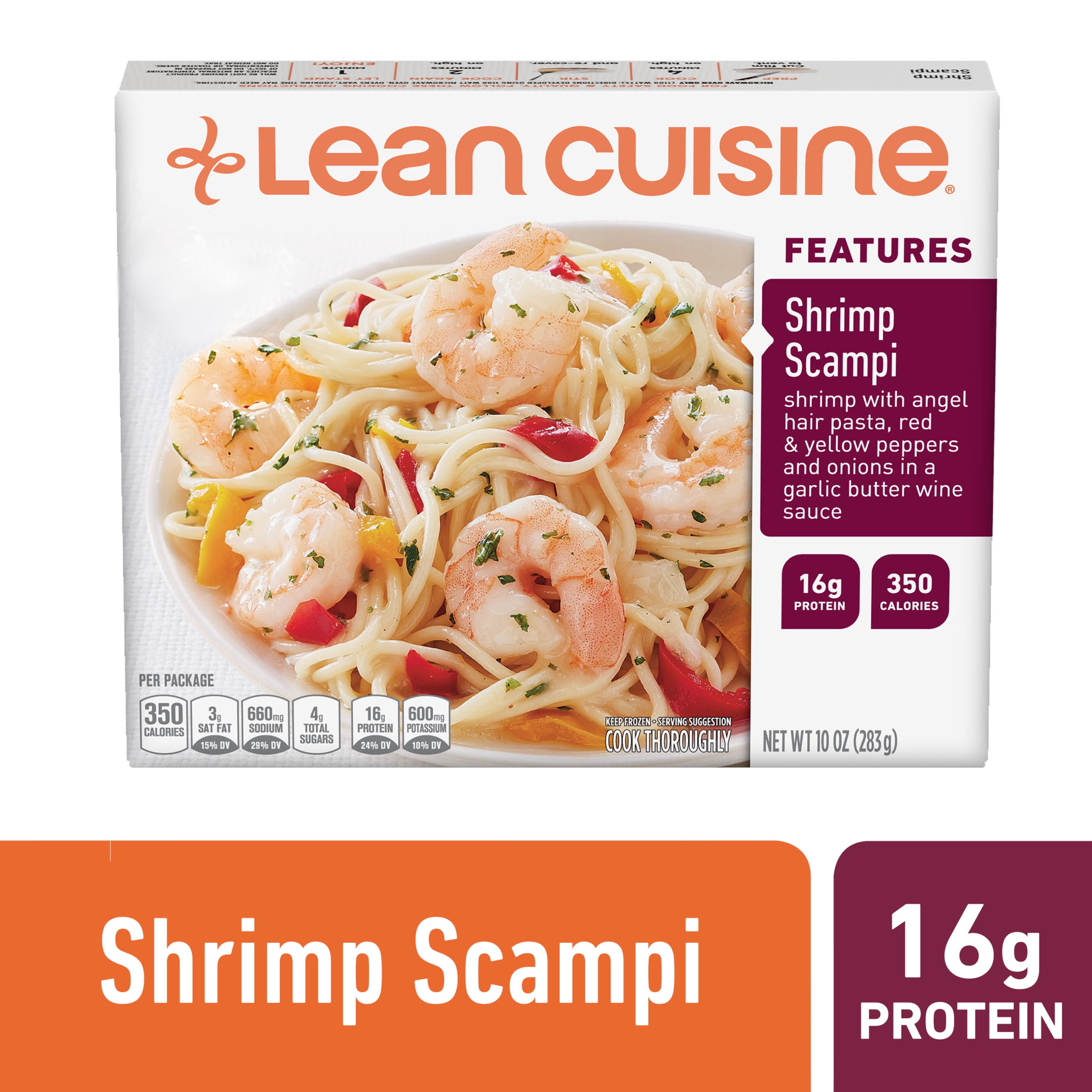 Lean Cuisine Features Shrimp Scampi Frozen Meal 10 oz.