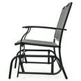 thumbnail image 6 of Patiojoy 2 Person Swing Glider Bench Patio Rocking Lounge Chair w/Steel Frame for Garden Backyard Balcony Gray, 6 of 7