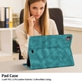 thumbnail image 3 of Case for iPad Air 13 inch M4/M3/M2(2026/2025/2024), Blue Leather Folio Stand with Pencil Holder & Card Slot, Auto Wake/Sleep, 3 of 7
