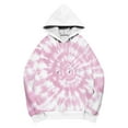 thumbnail image 6 of JTZGDY Ombre Hoodies for Women Teen Girls Fall Winter Tie Dye Gradient Color Print Long Sleeve Drawstring Hooded Pullover Sweatshrits Trendy Basic Y2K Athletic Sweatshirts with Pockets Pink#01 XXL, 6 of 6