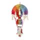 thumbnail image 2 of Tapiz colgante de pared de macramé bohemio con globo aerostático, decoración artística bohemia multicolor, 2 of 9