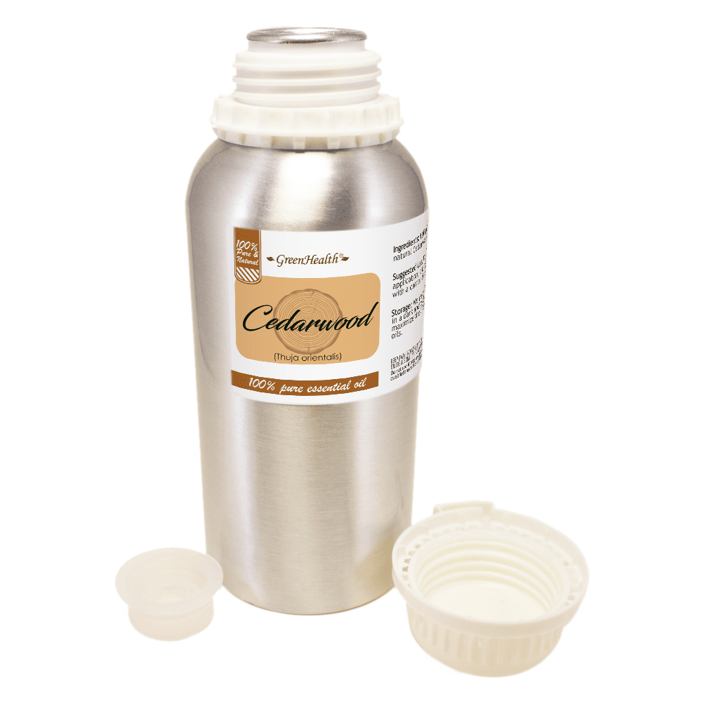 Cedarwood (Chinese) Essential Oil - 16 fl oz - Aluminum Bottle w/ Locking Cap