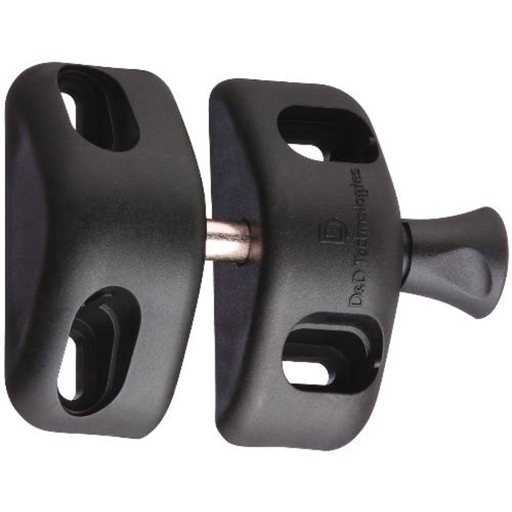 D&D MAGNALATCH SIDE PULL BLACK GATE LATCH per 2 Each