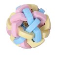thumbnail image 1 of Methold Juguetes para masticar perros | Bola de campana de nudo fuerte resistente | Mascota Cachorro Goma Dentición Squeaky Suministros para perros L, 1 of 6