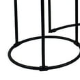 thumbnail image 4 of 18, 22 Inch Round Nesting End Tables Set of 2, Mango Wood, Set of 2, Black- Saltoro Sherpi, 4 of 5