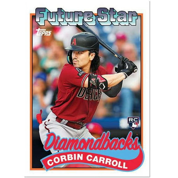 MLB 2023 Throwback Thursday Baseball    Corbin Carroll #108 (Rookie, 1989 Future Stars)