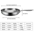 thumbnail image 3 of Titanium Hammered Pan with Lid, Titanium Frying Pans For Cooking, Nonstick Scratch-Resistant Titanium Nutri Pan Set, Multifunctional Ultra-Durable Scratch-Resistant Non Stick Pans for Cooking, 3 of 4