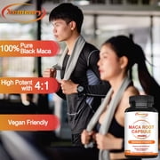 Maca Root Capsules - It Supports Energy and Vitality, Improves Mood, Balances Hormones, and Enhances Athletic Performance - 120 Count
