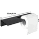 thumbnail image 2 of Portarollos de Papel Higiénico Negro, Portarrollos Adhesivo Que Se Adapta A la Mayoría de Tamaños de Rollos de Papel, Portarrollos de Papel Higiénico para Montaje en Pared, 2 of 5