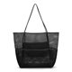 thumbnail image 5 of Sandproof Mesh Beach Bag with Pockets, Waterproof Large Foldable Mesh Swimming Bag Trendy Grocery Shopping Bag Travel Storage Tote Bag for Women, 5 of 5