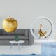 thumbnail image 2 of Escultura de fruta, decoración de resina, figura de niña, estatua de arte abstracto, adorno moderno, decoración artística creativa, material de resina, 2 of 8