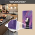 thumbnail image 5 of Light Switch Cover Switch Plate Outlet Cover Plug Cover for Electrical Toggle Switch Purple Sky and Black Cat, 5 of 6