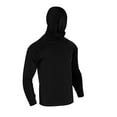thumbnail image 5 of Fanxing Cooling Sun Shirts for Men with Mask UPF 50+ Fishing Blouses Lightweight Long Sleeve UV Rash Guard Cooling Hoodies Black,XXL, 5 of 9