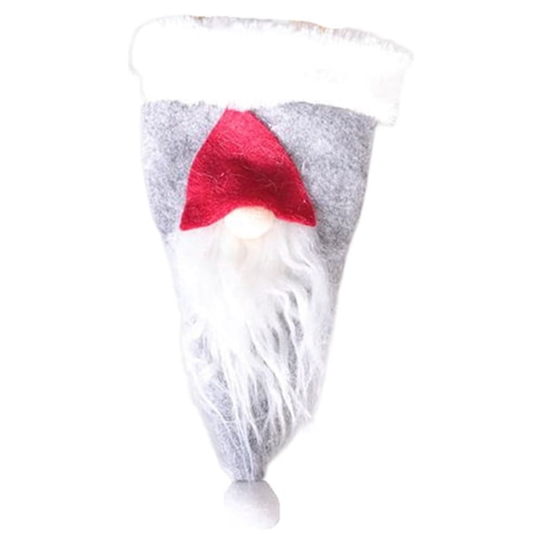 Advancent Cubiertos de Navidad Cubiertos Vajilla Bolsas Festival Telas no tejidas Cubiertos Bolsillo Hogar Vacaciones Cena Bebé Suministros de Kits de decoración para fiestas Gris