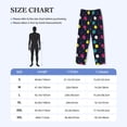 thumbnail image 4 of Fotbe Colorful Ping Pong Rackets Pantalones de Pijama para Hombre, Pantalones de Dormir, Pantalones de Casa con Cintura Ajustable y Bolsillos-Large, 4 of 6