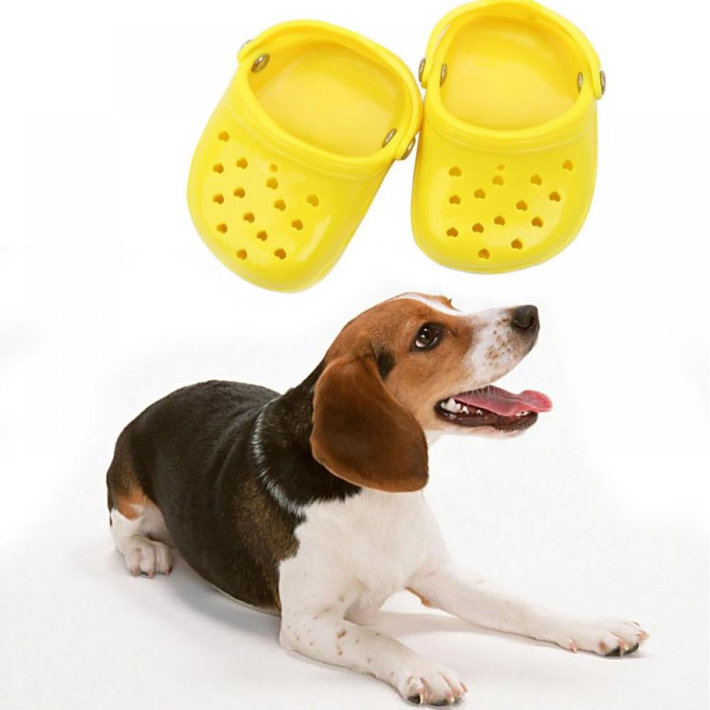 Spring and Summer Breathable Soft mesh Dog Sandals Casual Non-Slip Puppy Shoes Cute pet Shoes 4 Pieces/Set
