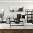 thumbnail image 2 of Evelyn&Zoe Boone 47" Wide Rectangular Coffee Table, Black Grain, 2 of 5