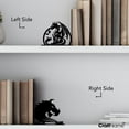 thumbnail image 4 of Craftnamesign Custom Dragon Metal Bookends for Shelves, Dragon Metal Book Shelf Holder Decor, 4 of 4