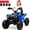 Blue, variant on Sunnyfree 4WD 24V Kids ATV, 800W Ride on Toys with 2 Seater, 4 Wheeler Electric Quad with Spring Suspension, Bluetooth, Music, Led Lights, Pink
