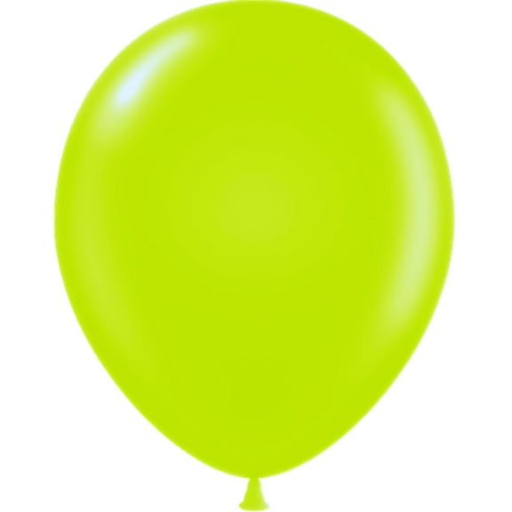 Tuftex 5" Lime Green Pastel Latex Balloons (50ct)