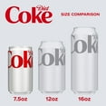 thumbnail image 5 of Diet Coke Soda Pop Fridge Pack Mini Cans, 7.5 fl oz, 10 Pack, 5 of 16
